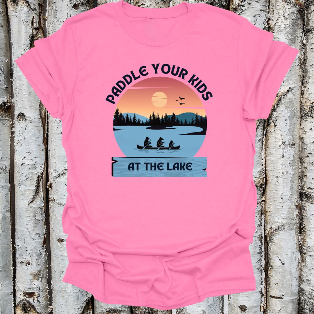 Vintage Paddle Your Kids Lake Shirt Retro Serenity T-shirt
