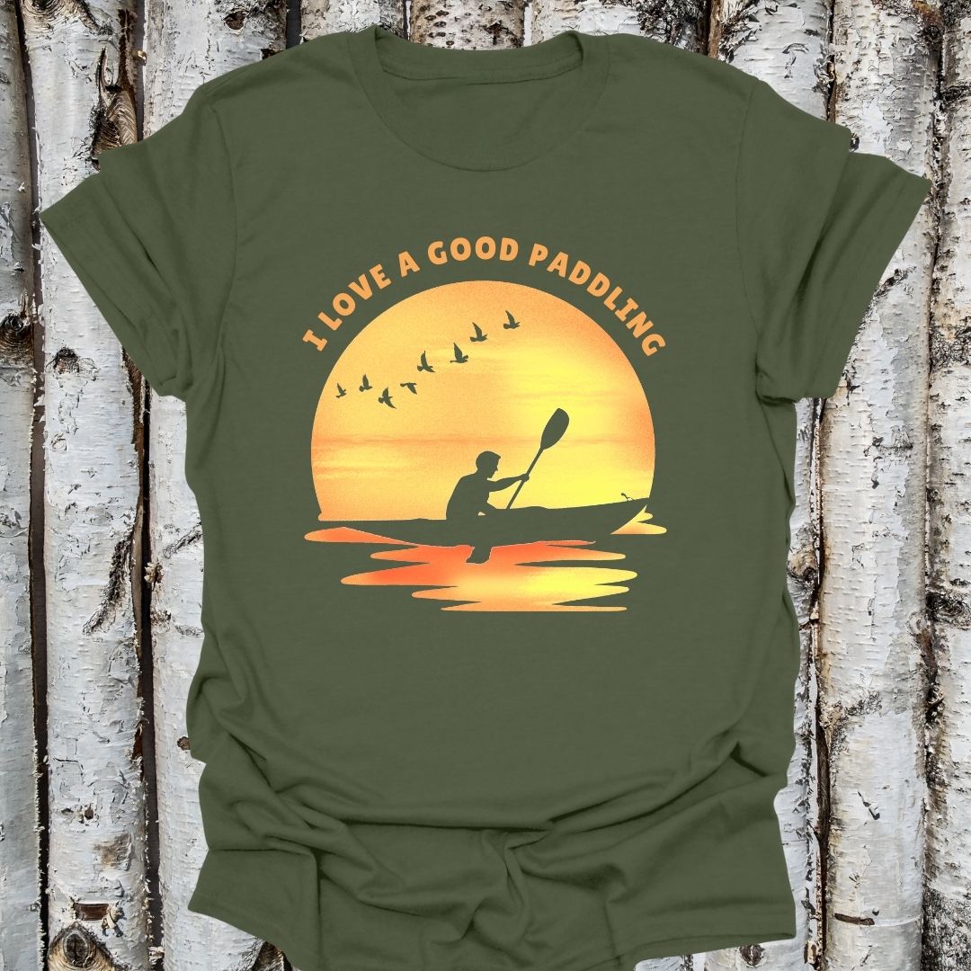 Love a Good Paddling Unisex Tee, Kayaker Shirt