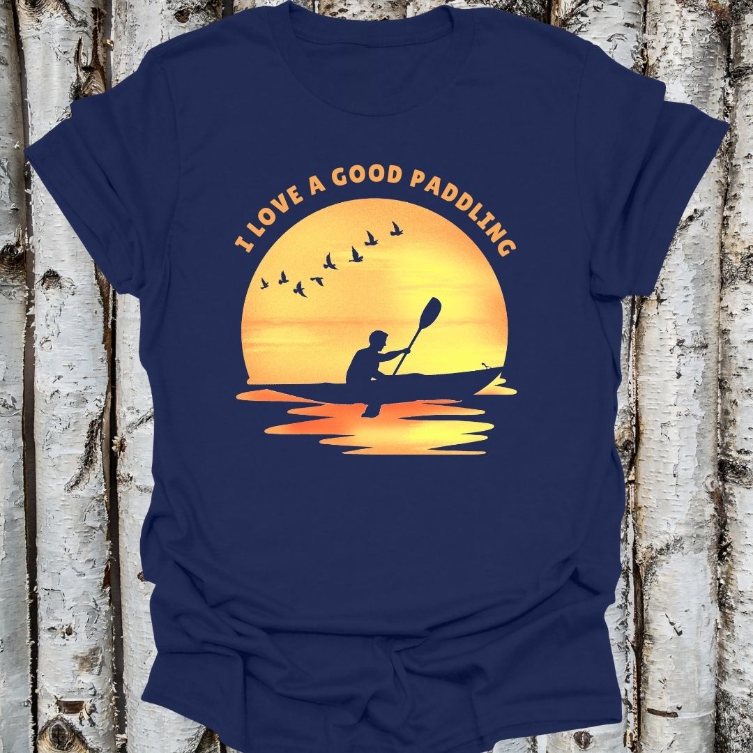 Love a Good Paddling Unisex Tee, Kayaker Shirt