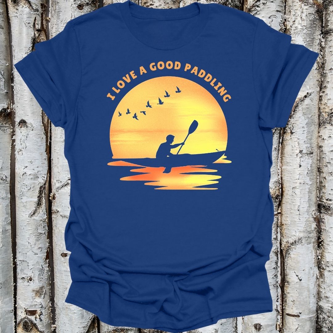 Love a Good Paddling Unisex Tee, Kayaker Shirt