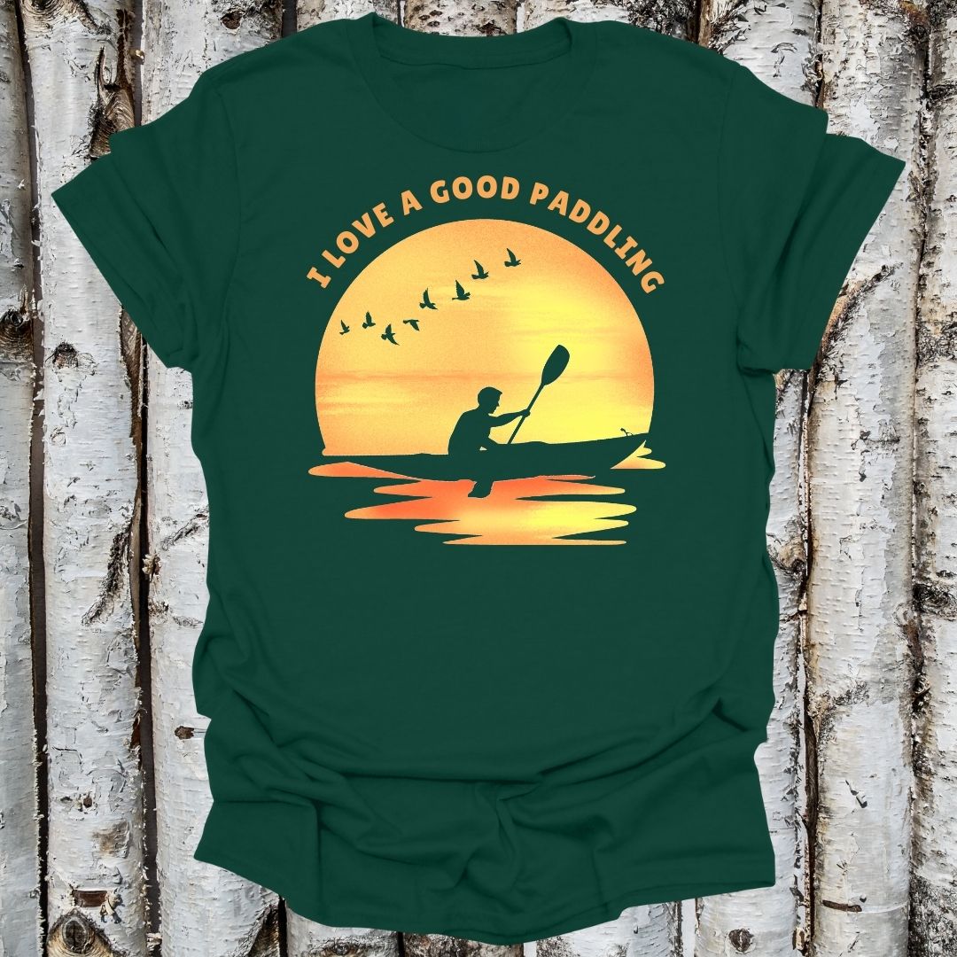 Love a Good Paddling Unisex Tee, Kayaker Shirt