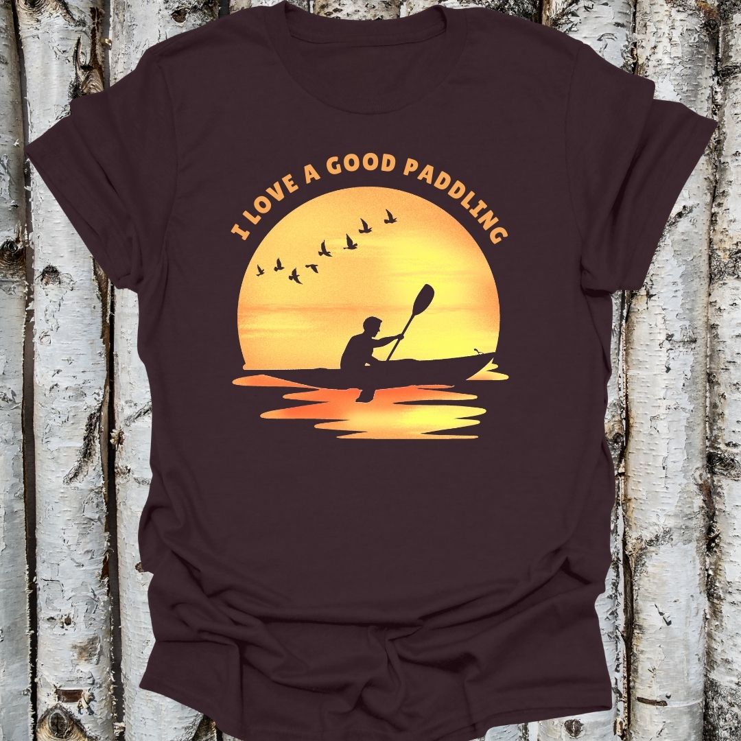 Love a Good Paddling Unisex Tee, Kayaker Shirt