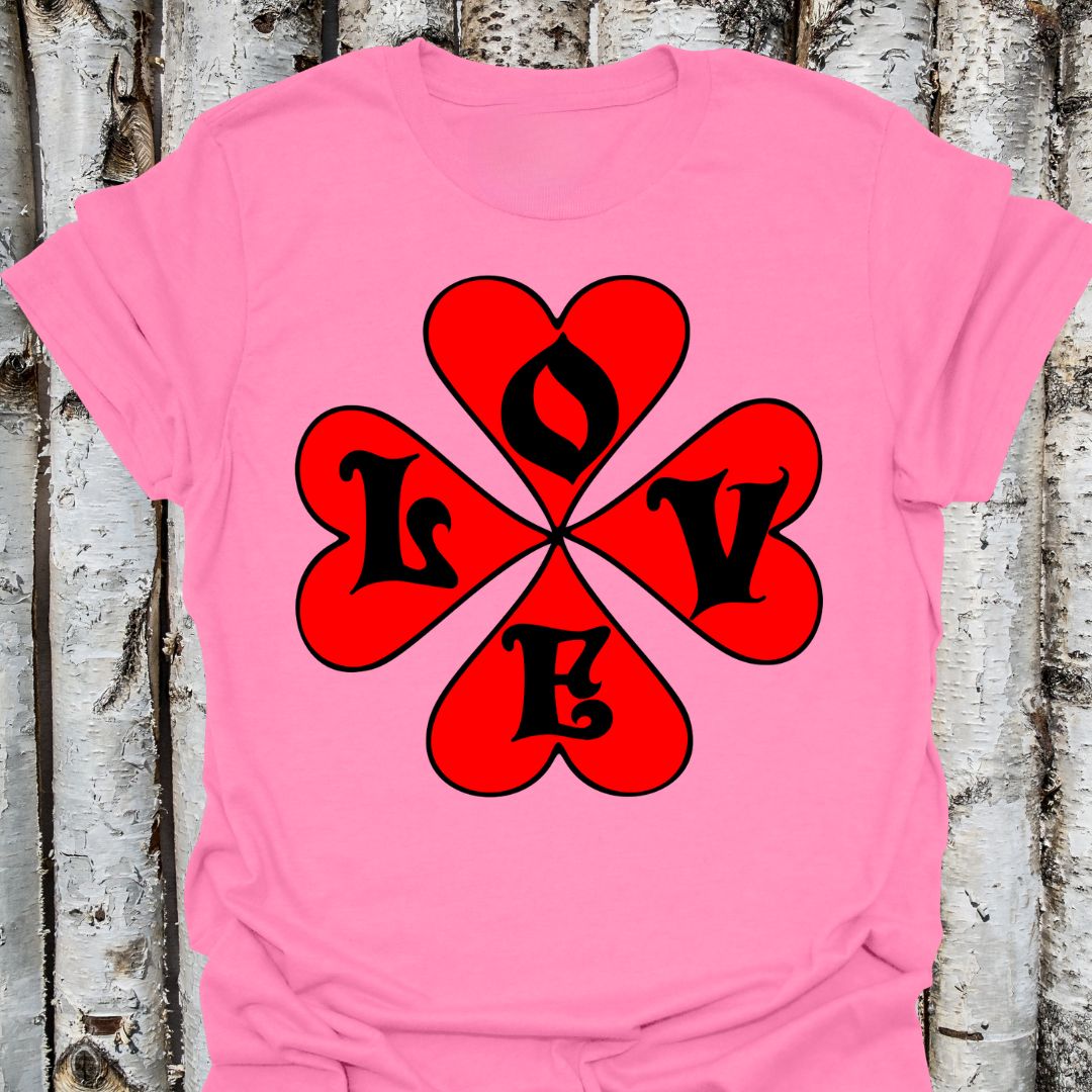 clover LOVE hearts