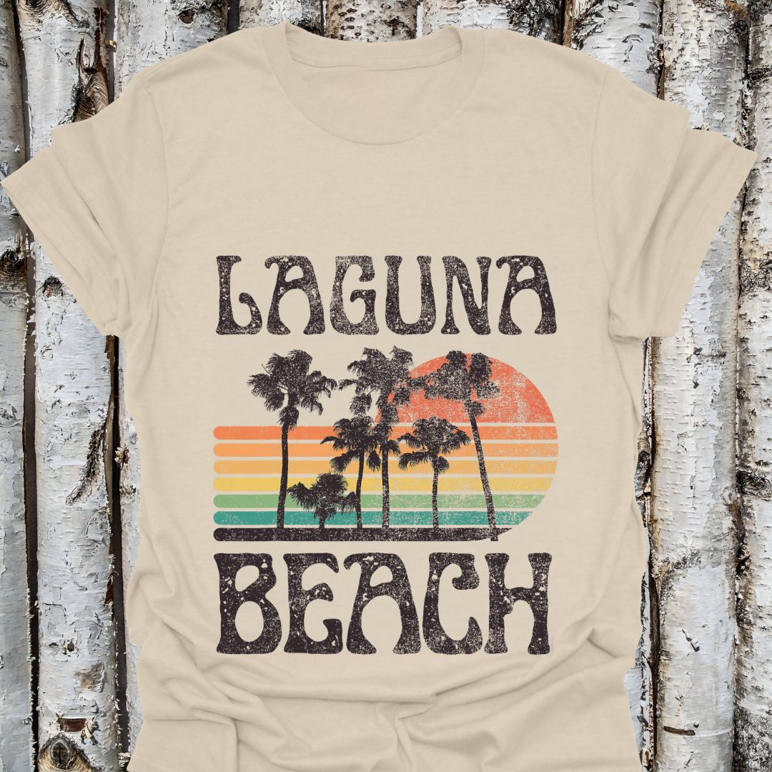Laguna Beach Retro Tee