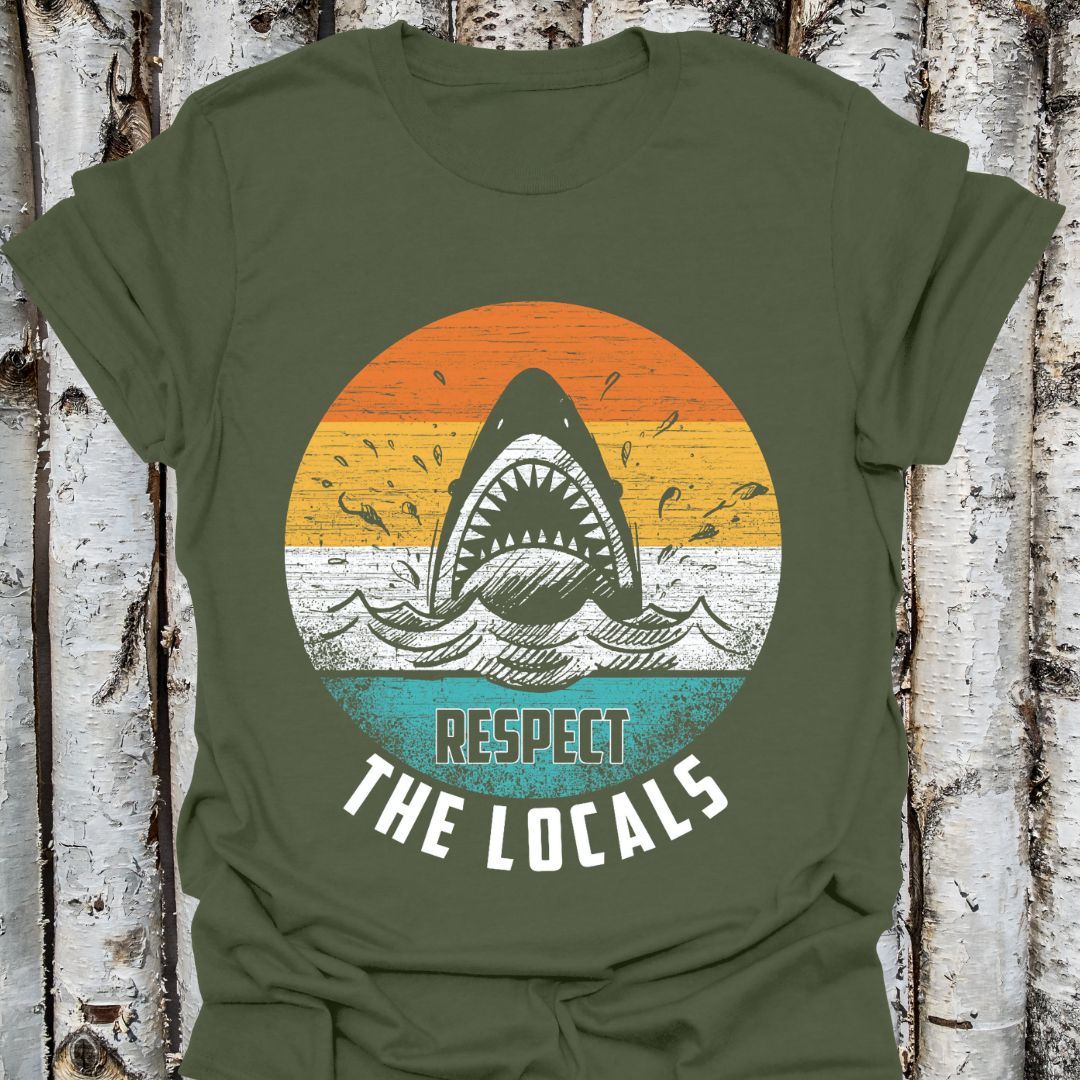 Respect the Locals Shark Tee