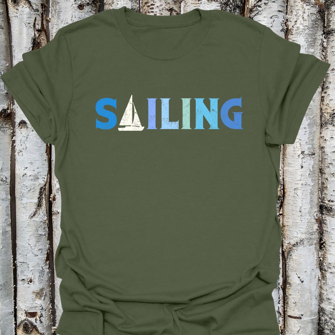 Sailing Distressed T-shirt