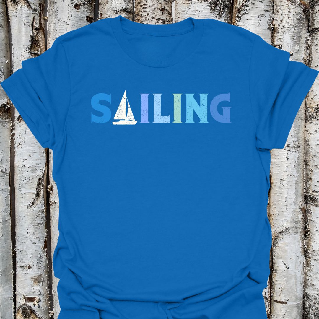 Sailing Distressed T-shirt