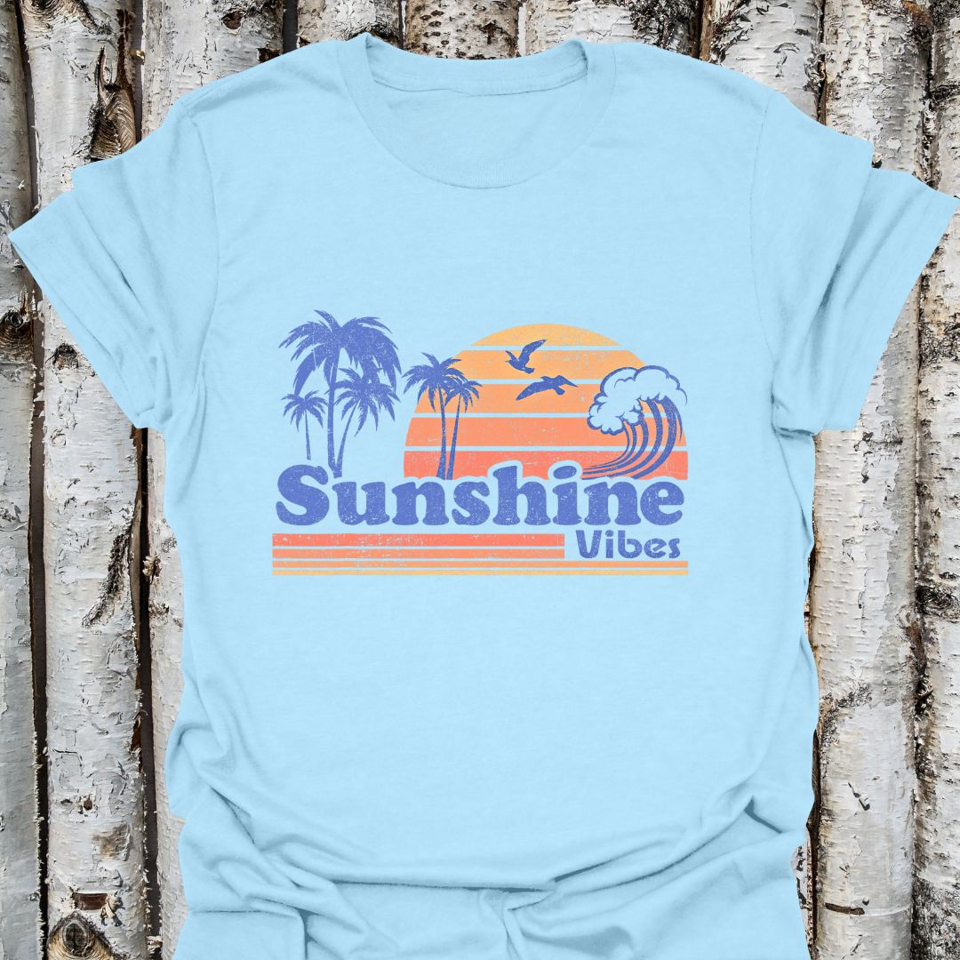 Sunshine Vibes Retro Tee