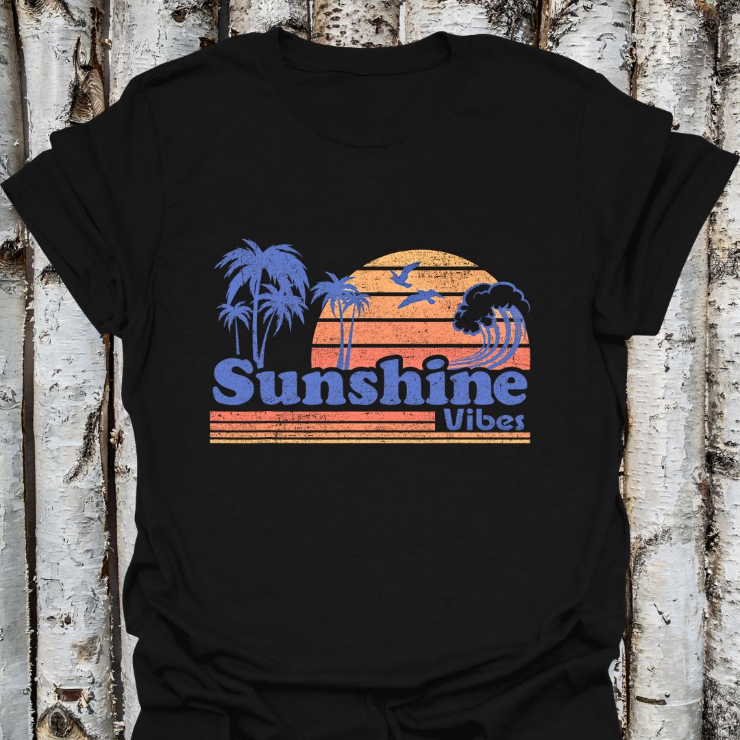 Sunshine Vibes Retro Tee