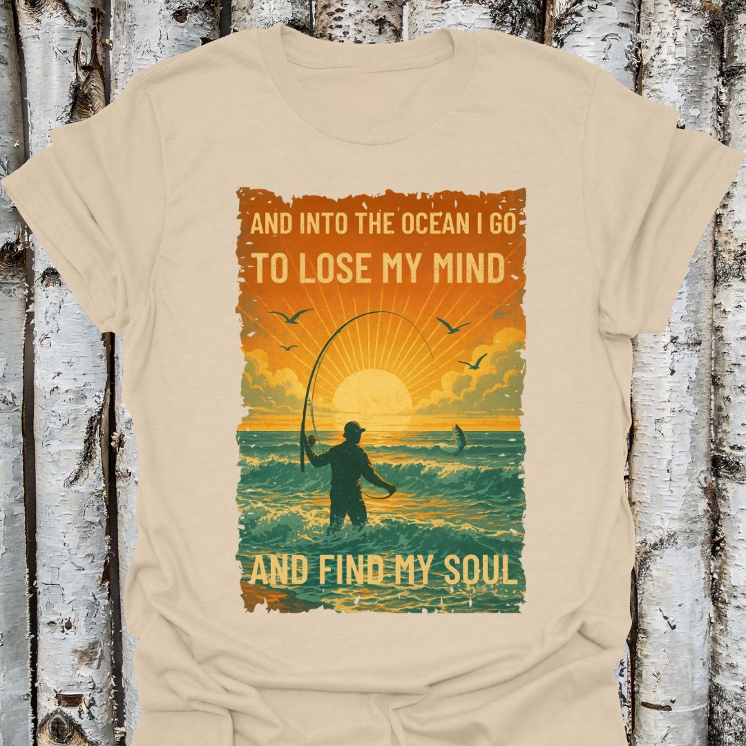 Find Your Soul in the Ocean Fishing T-shirt
