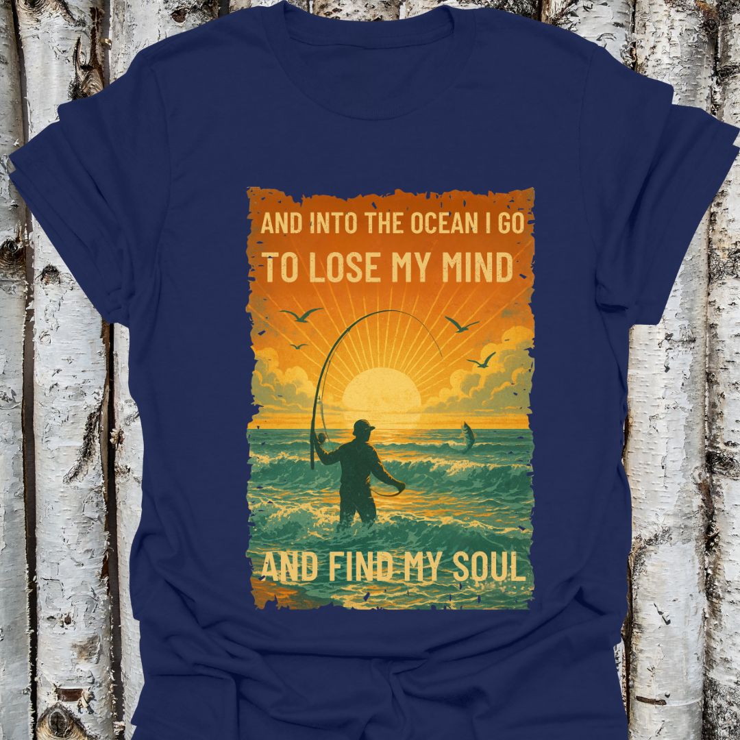 Find Your Soul in the Ocean Fishing T-shirt