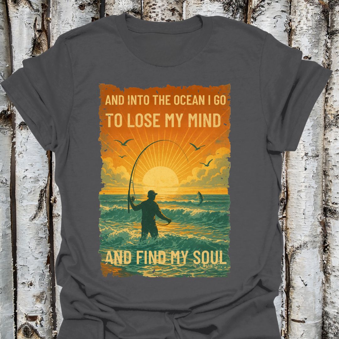 Find Your Soul in the Ocean Fishing T-shirt
