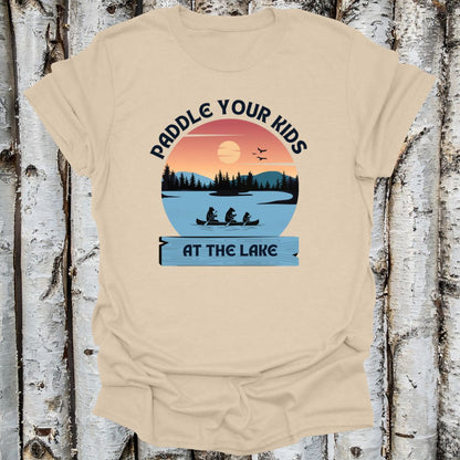 Vintage Paddle Your Kids Lake Shirt  Retro Serenity T-shirt