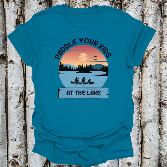 Vintage Paddle Your Kids Lake Shirt  Retro Serenity T-shirt
