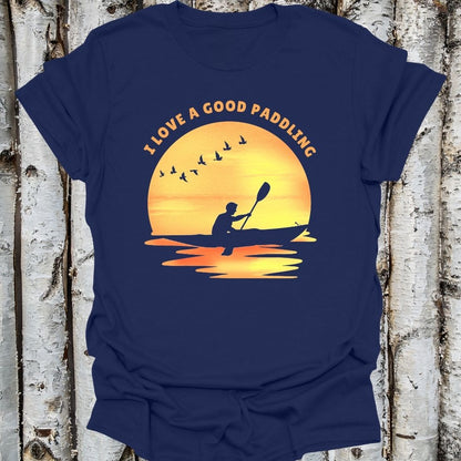 Love a Good  Paddling Unisex Tee, Kayaker Shirt