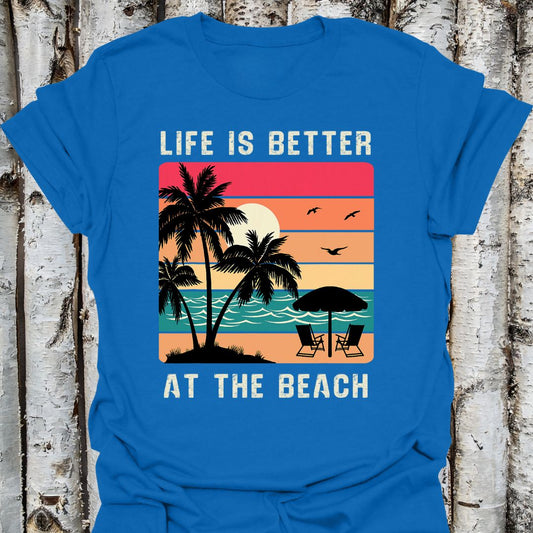 Life is Better at the Beach Sunset Tee