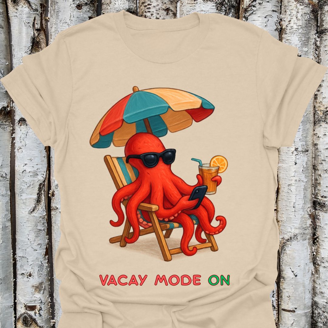Vacay Mode Octopus Tee