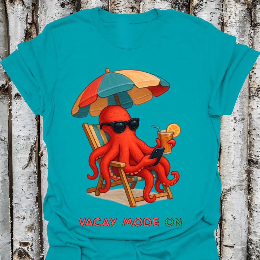 Vacay Mode Octopus Tee