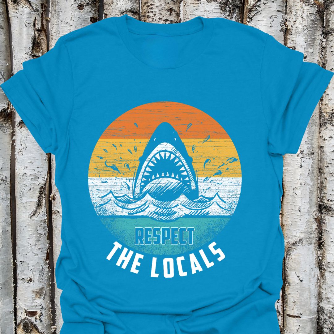 Respect the Locals Shark Tee