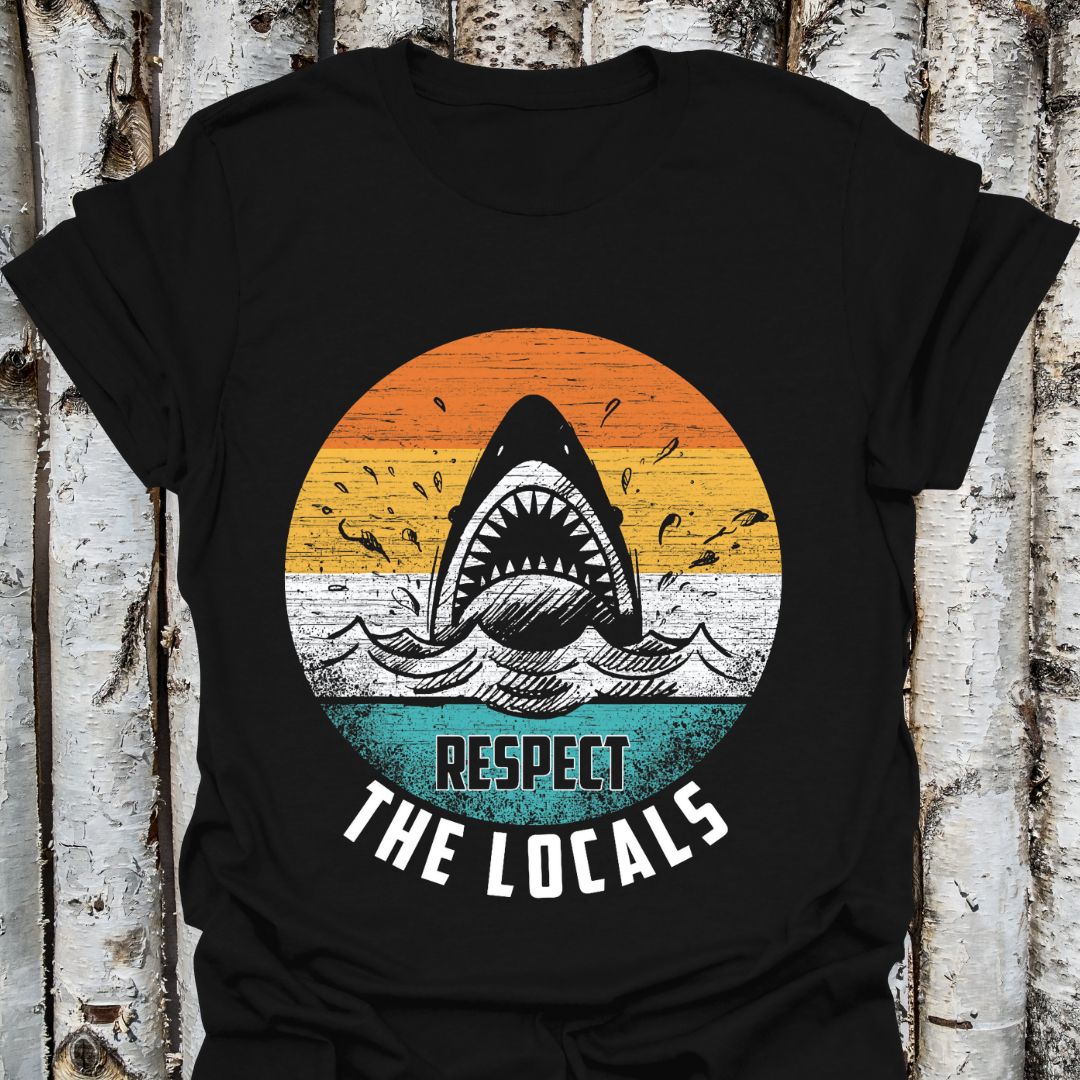 Respect the Locals Shark Tee