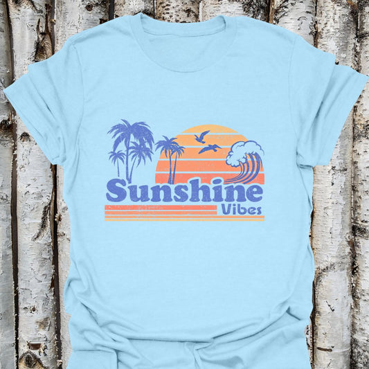 Sunshine Vibes Retro Tee