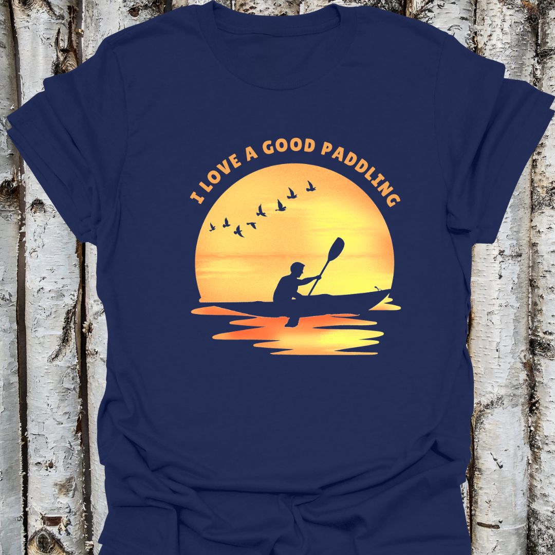 Love a Good  Paddling Unisex Tee, Kayaker Shirt
