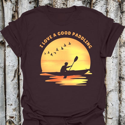 Love a Good  Paddling Unisex Tee, Kayaker Shirt
