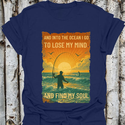 Find Your Soul in the Ocean  Fishing T-shirt