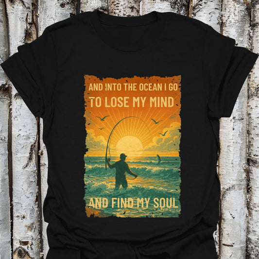 Find Your Soul in the Ocean  Fishing T-shirt
